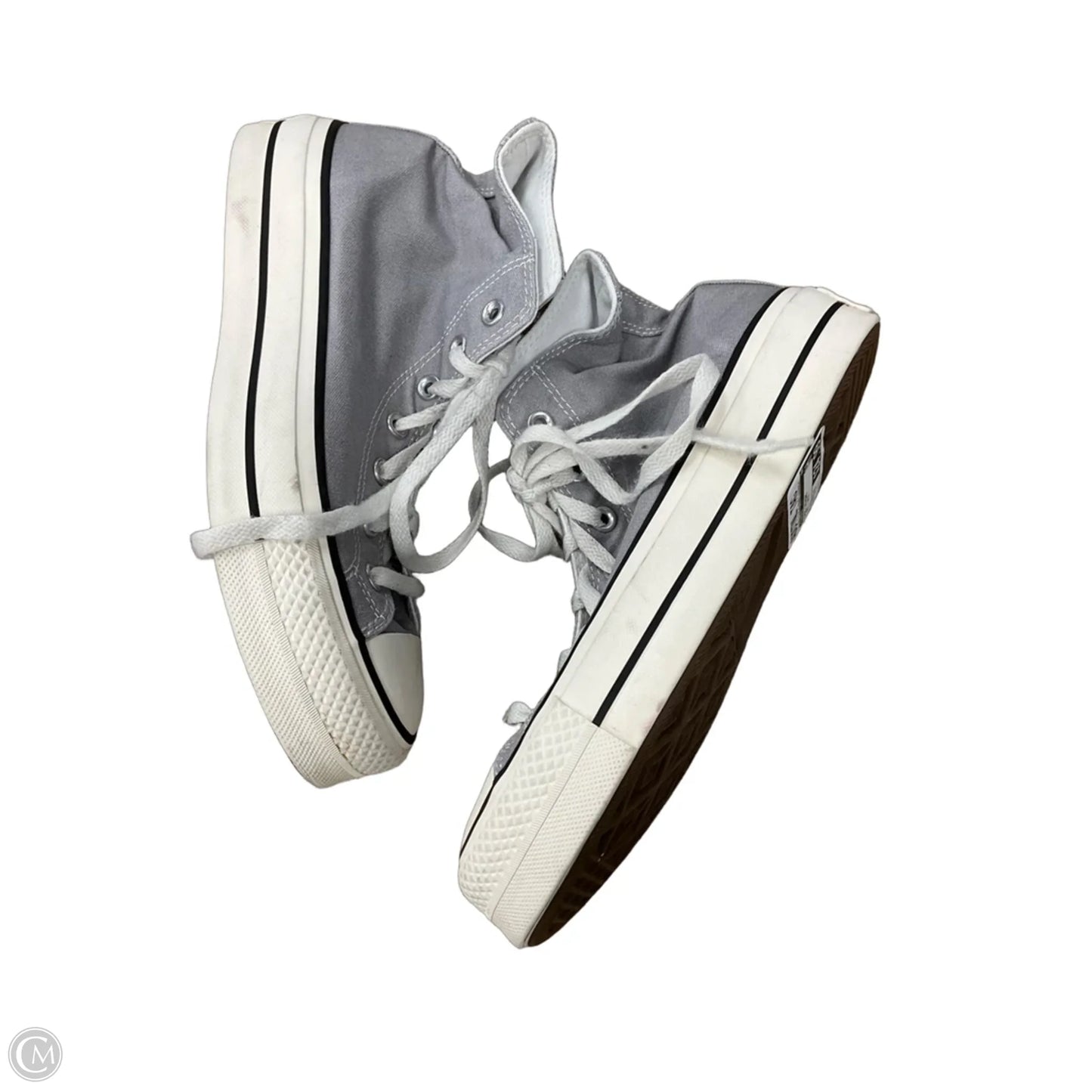 Shoes Sneakers By Converse In Grey & White, Size: 8.5