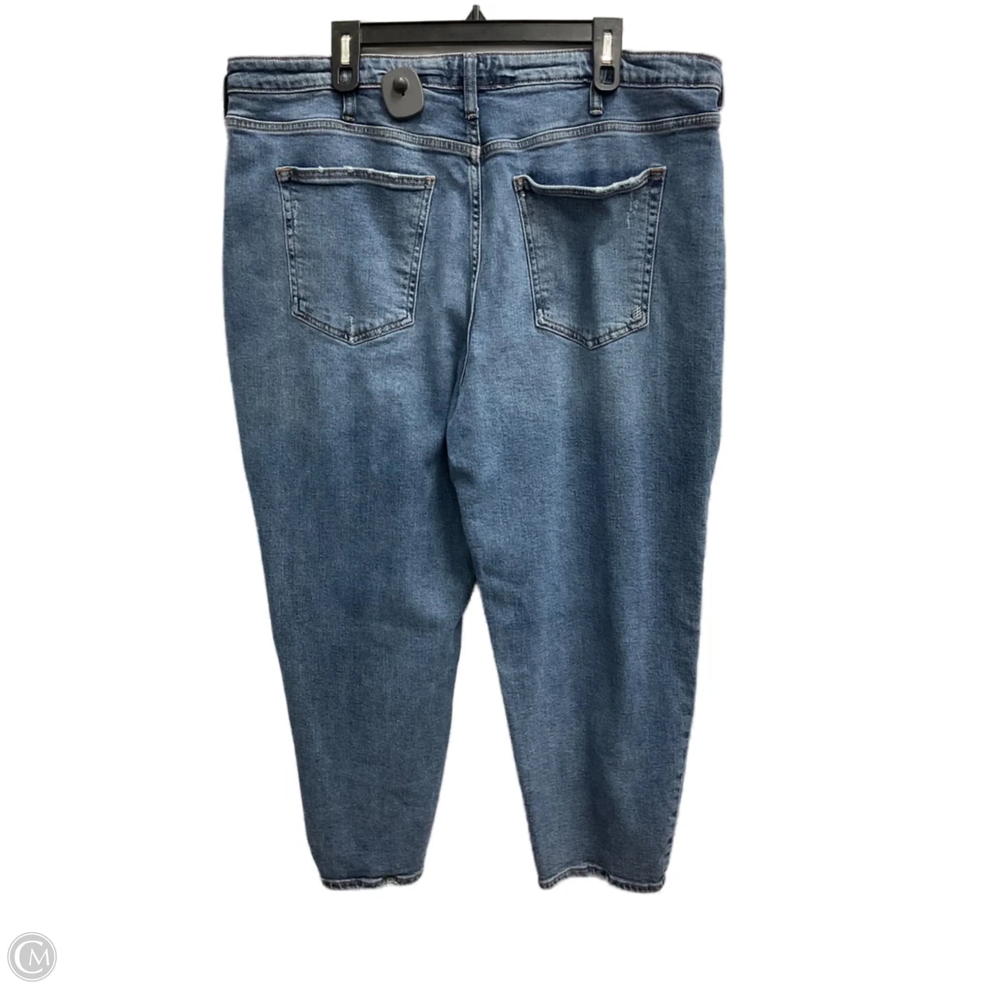 Jeans Straight By Silver In Blue Denim, Size: 22