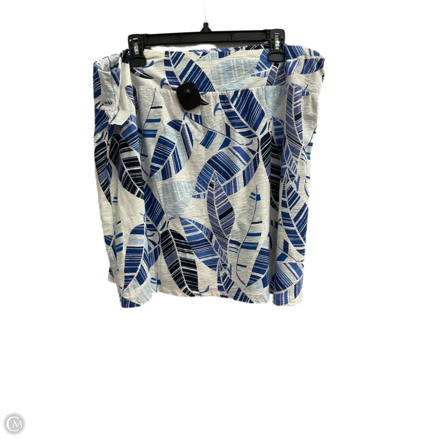 Skirt Mini & Short By Tommy Bahama In Blue & White, Size: Xl