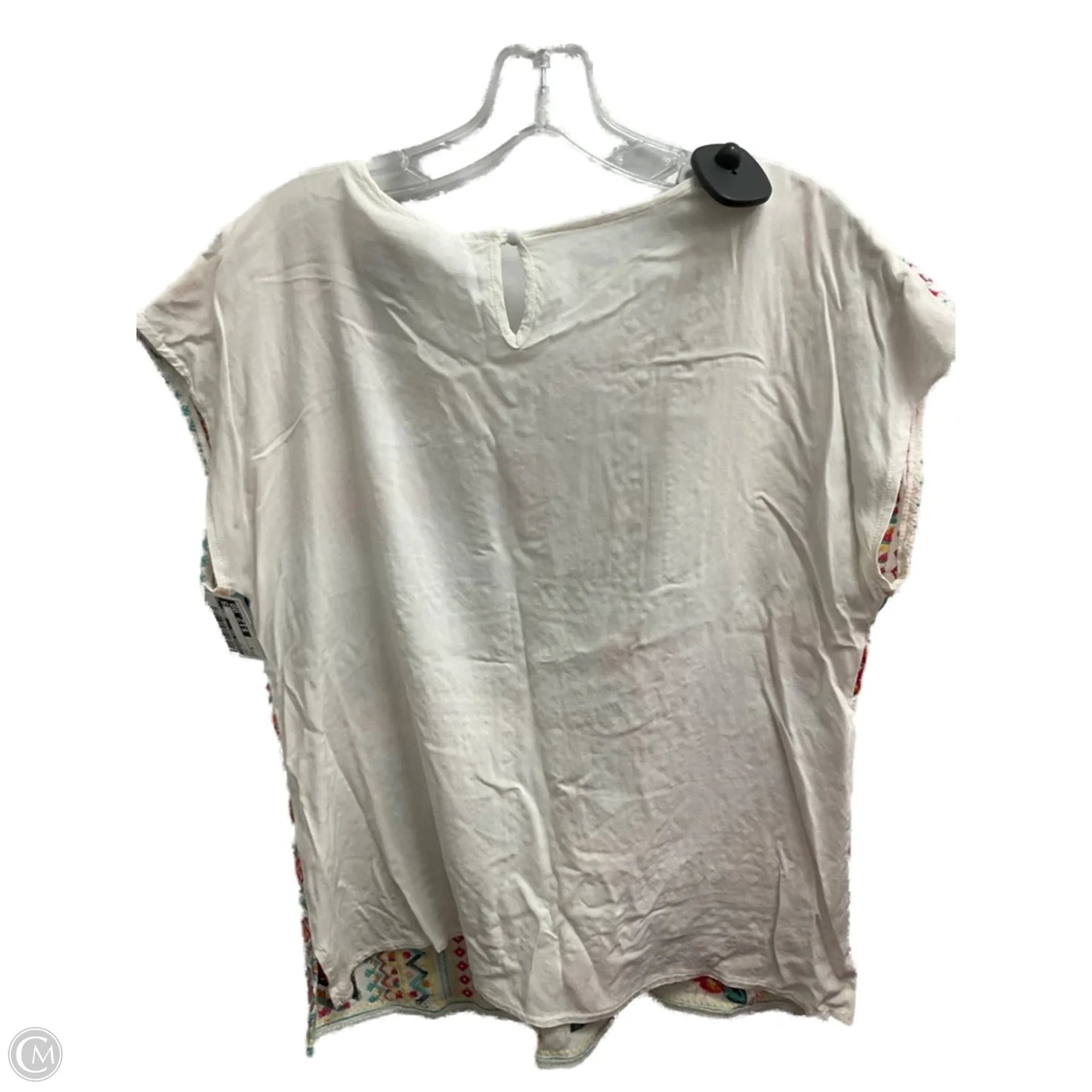 Top Short Sleeve By Savanna Jane In Multi-colored, Size: M