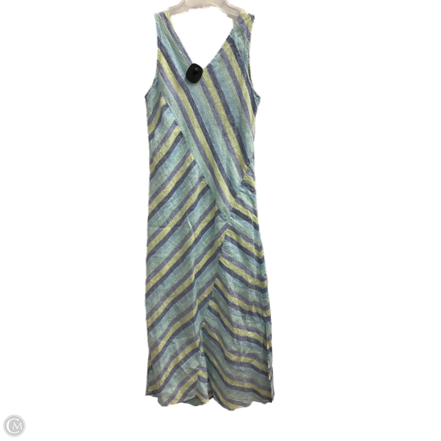 Dress Casual Maxi By J. Jill In Blue & Green, Size: Xs