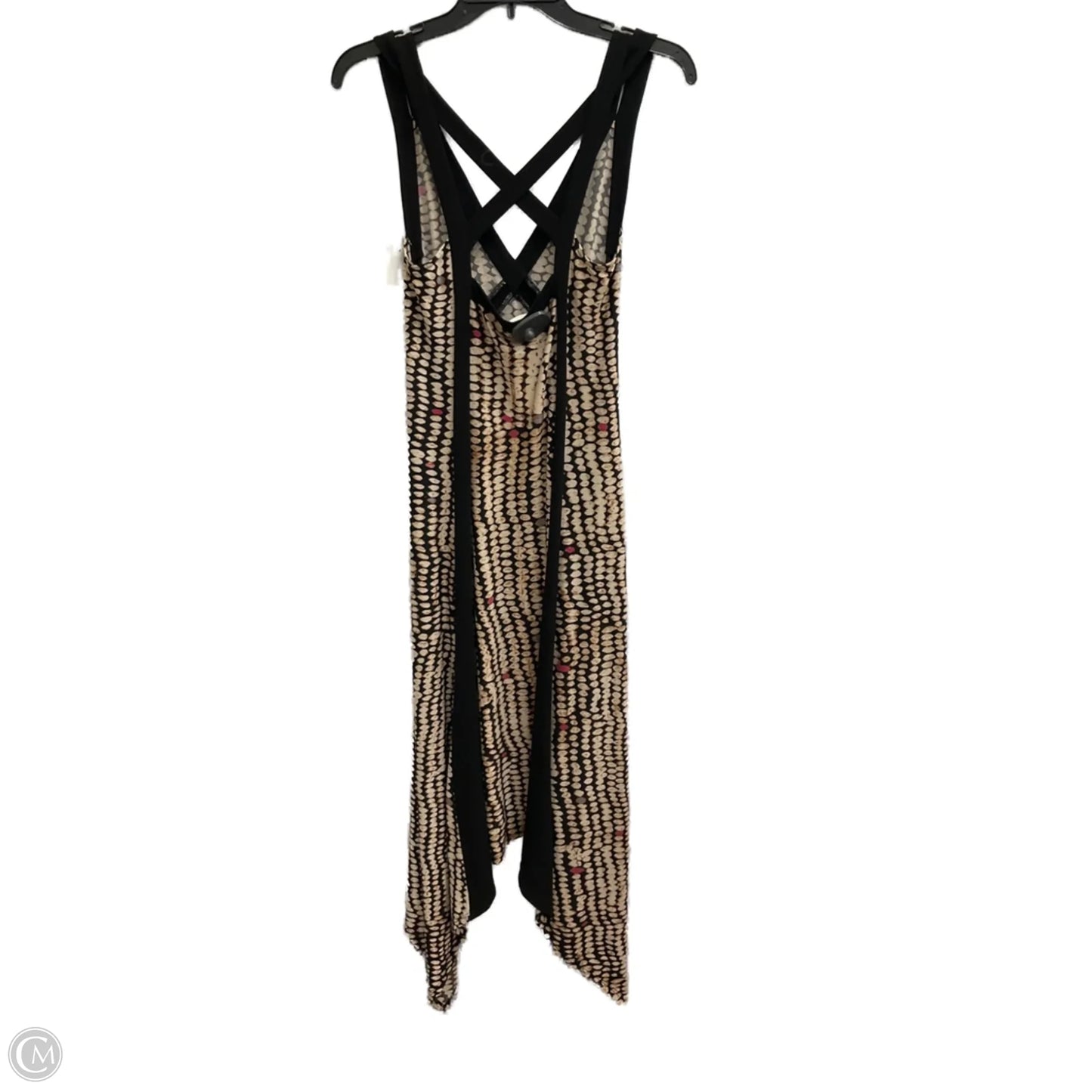 Dress Casual Midi By Bcbgmaxazria In Black & Brown, Size: Xs