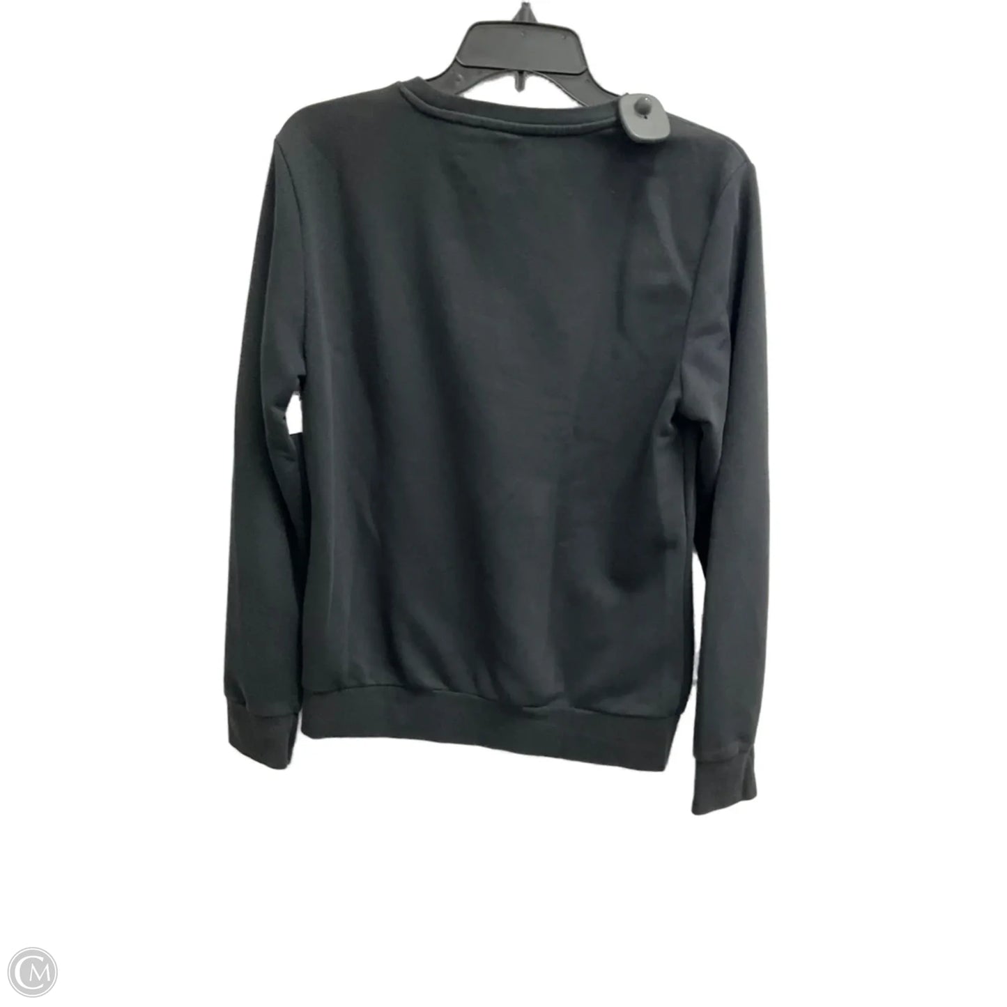 Sweatshirt Crewneck By Adidas In Black, Size: M