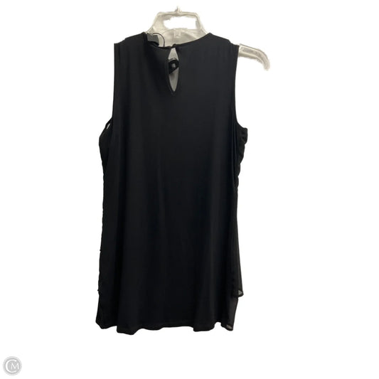 Top Sleeveless By White House Black Market In Black & Silver, Size: Xxs