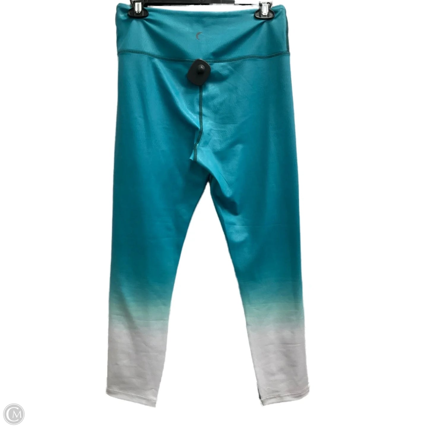 Athletic Leggings By Zyia In Blue & White, Size: 12