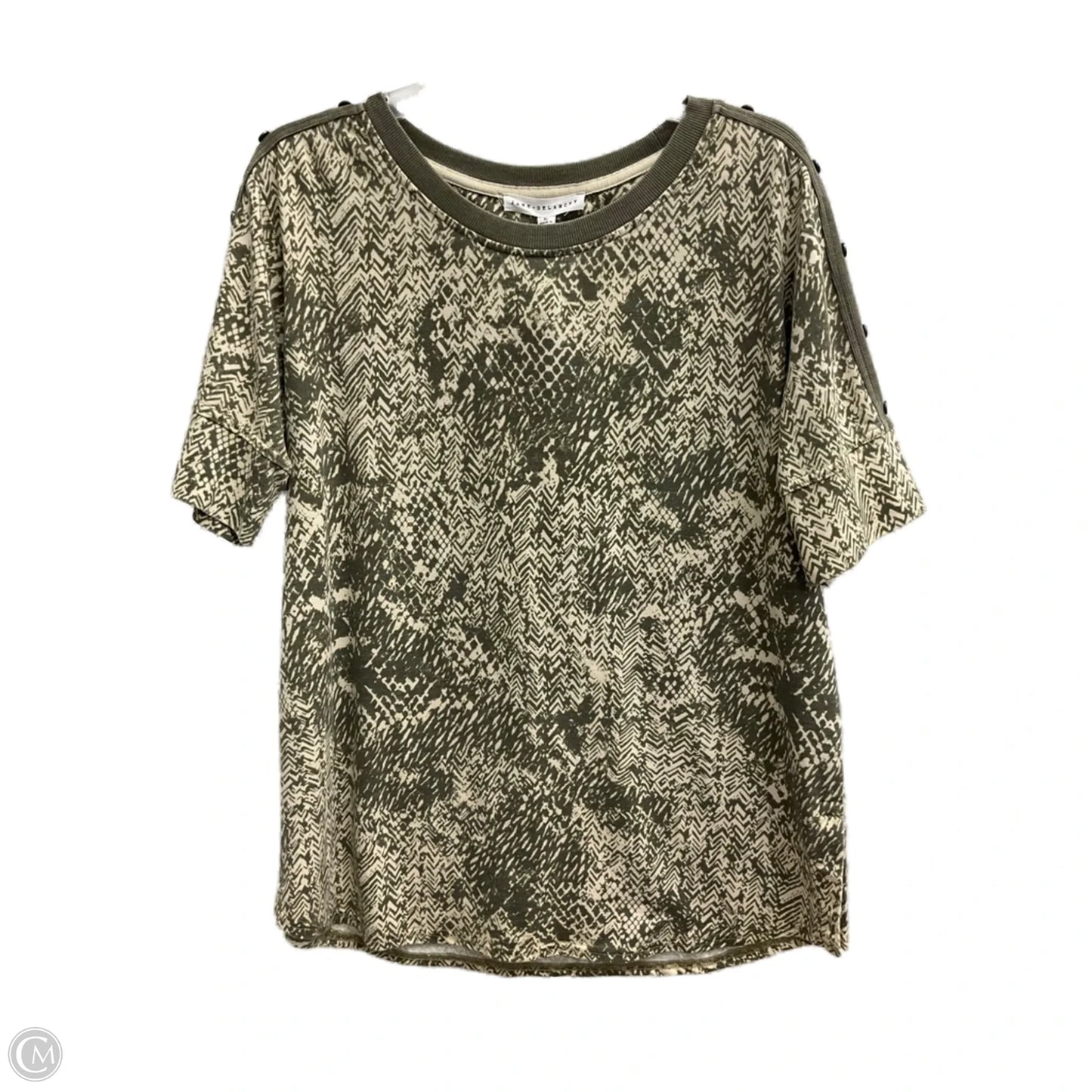 Top Short Sleeve By Jane And Delancey In Green, Size: Xl