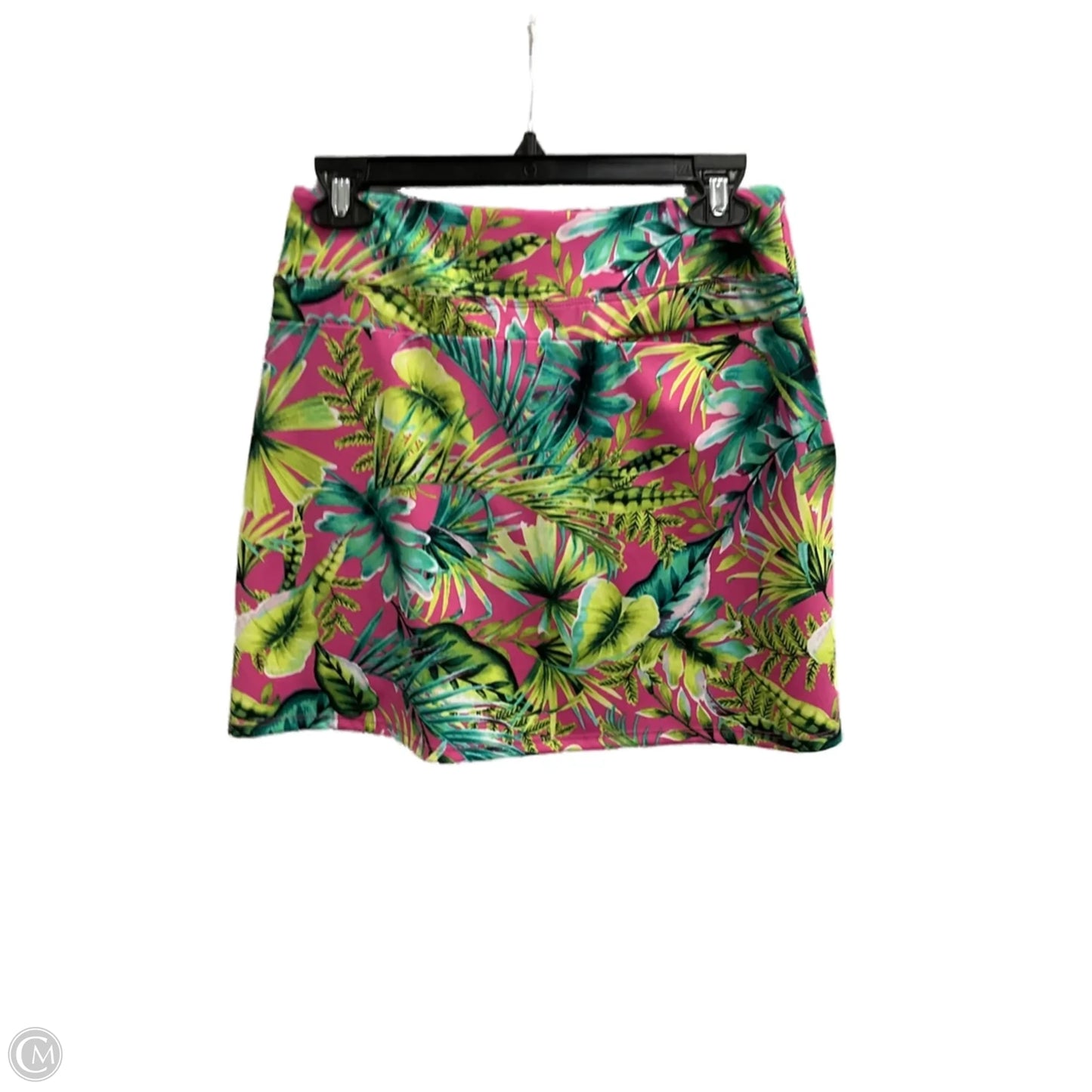 Athletic Skort By Tommy Bahama In Green & Pink, Size: S