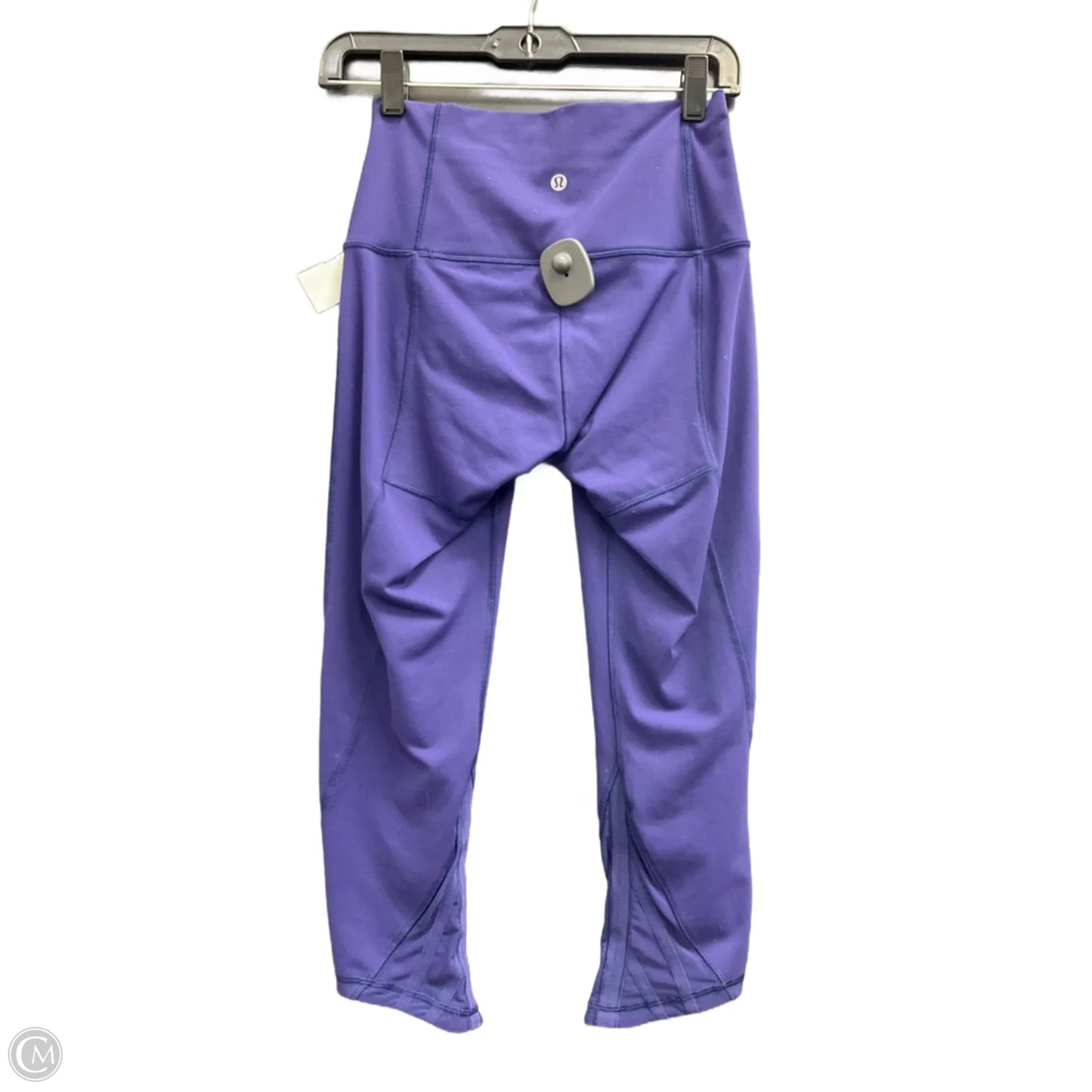 Athletic Capris By Lululemon In Purple, Size: 6