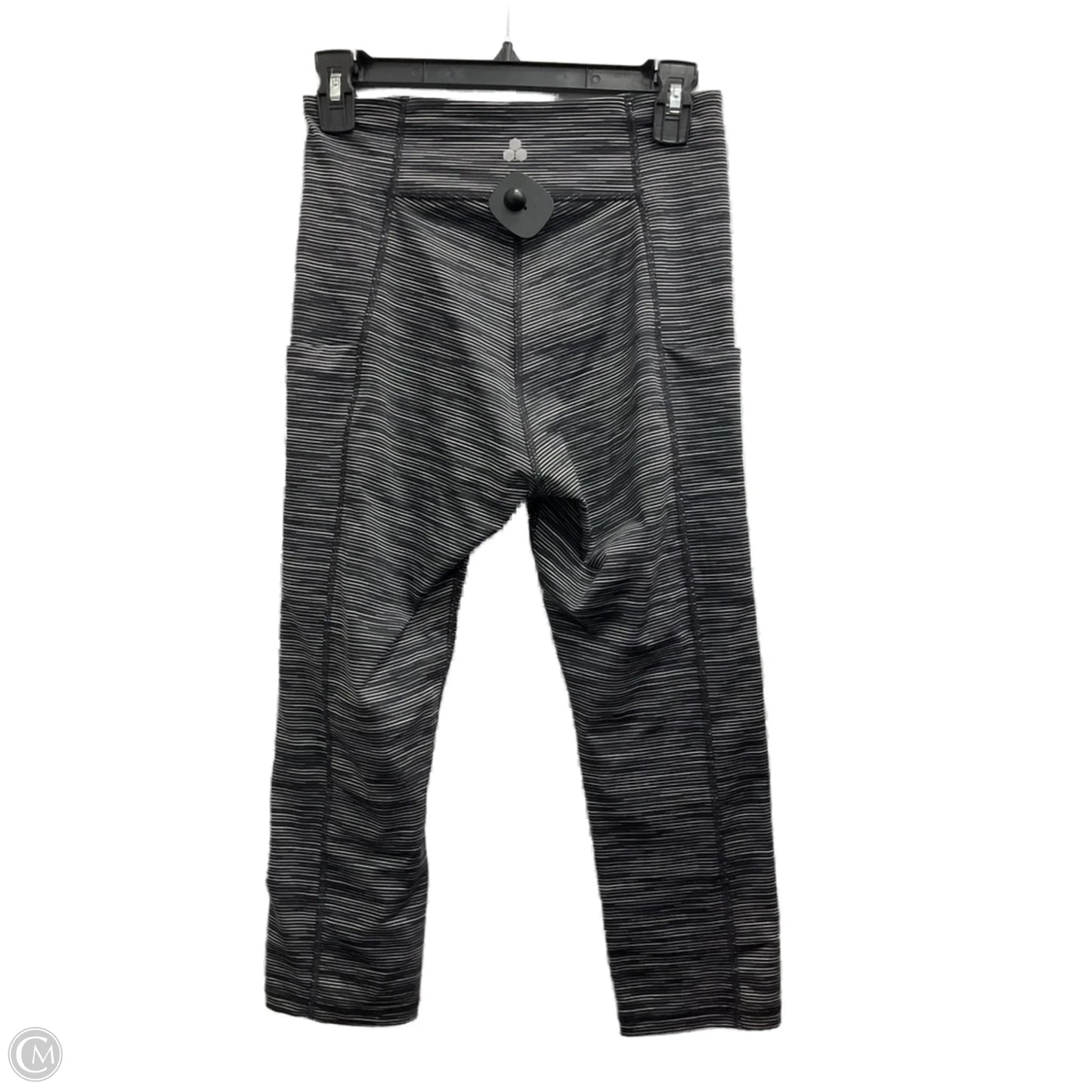 Athletic Capris By Tek Gear In Black & White, Size: M