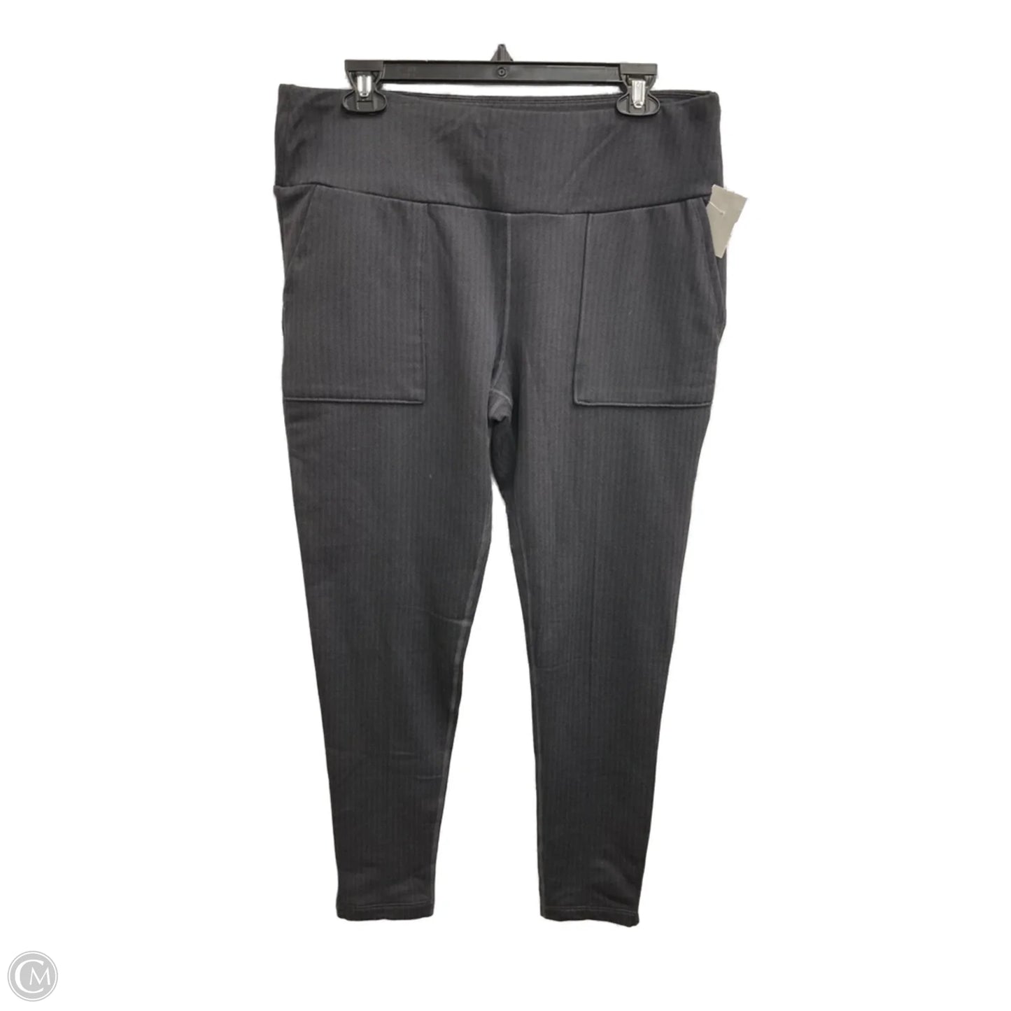 Athletic Capris By Mondetta In Black & Blue, Size: Xl