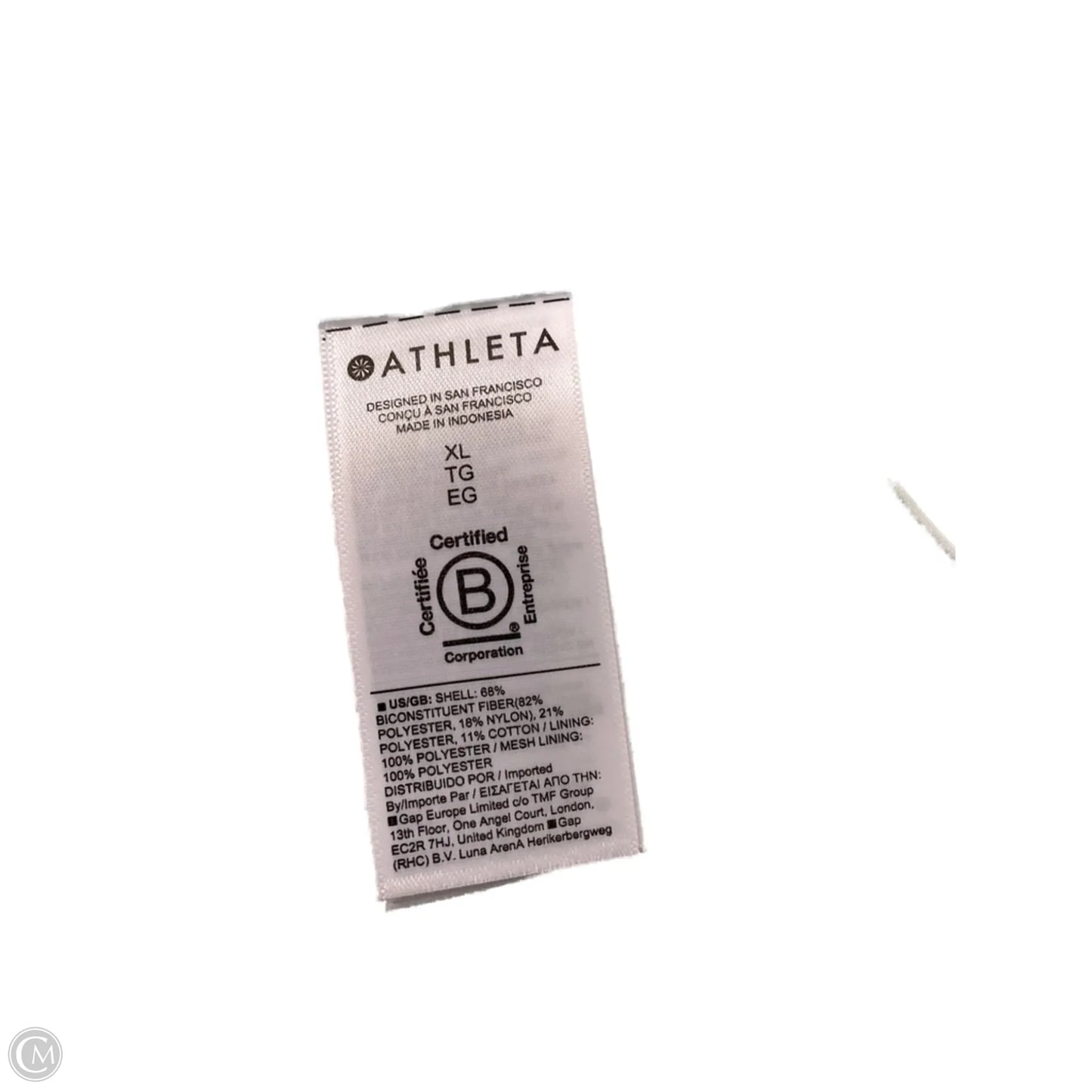 Athletic Jacket By Athleta In Blue, Size: Xl