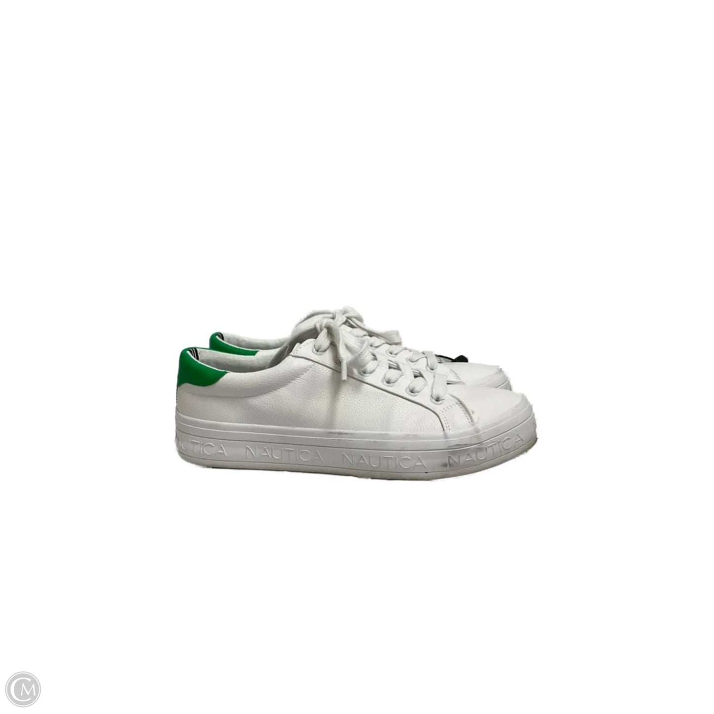 Shoes Sneakers By Nautica In White, Size: 7.5