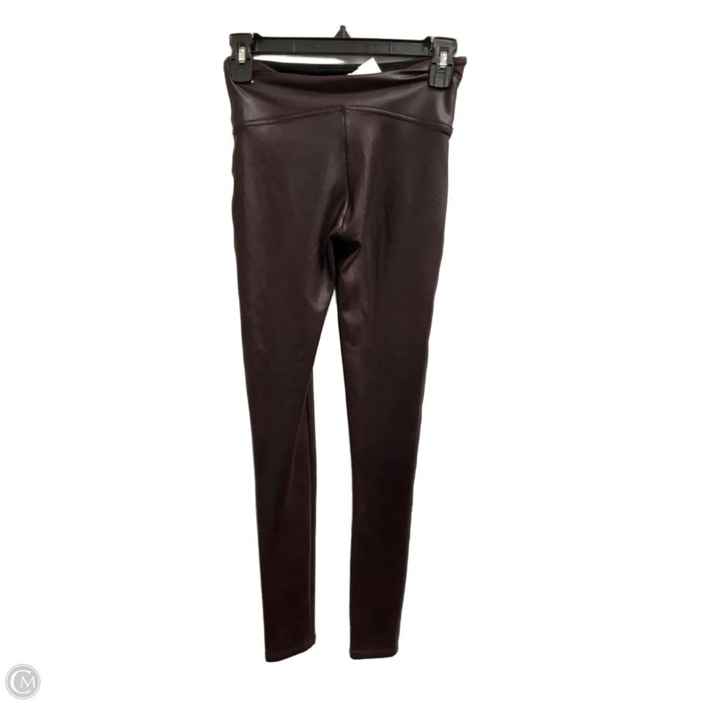 Pants Leggings By Spanx In Maroon, Size: Sp
