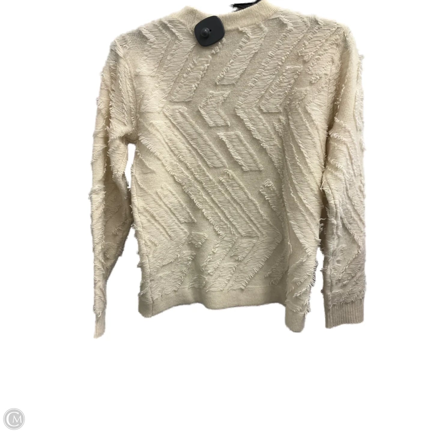 Sweater Designer By Tory Burch In Cream, Size: Xs