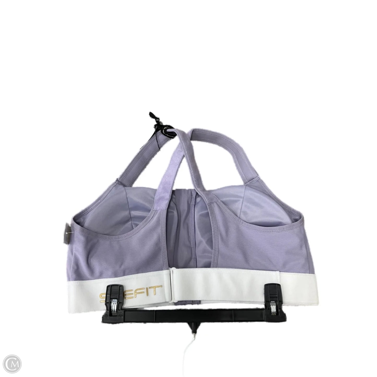 Athletic Bra By Cmb In Purple & White, Size: 3x