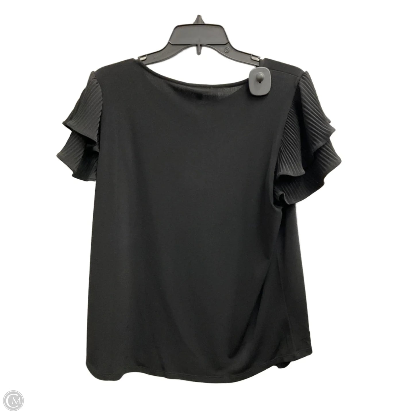 Top Sleeveless By Adrianna Papell In Black, Size: L
