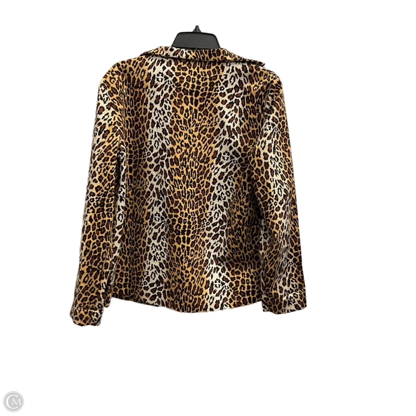 Blazer By Clothes Mentor In Animal Print, Size: M
