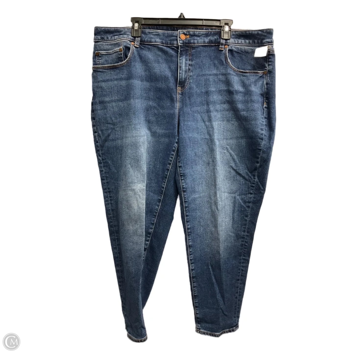 Jeans Boot Cut By Talbots In Blue Denim, Size: 18