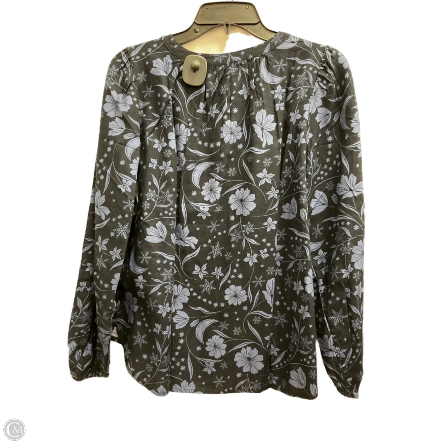 Top Long Sleeve By Loft In Blue, Size: S