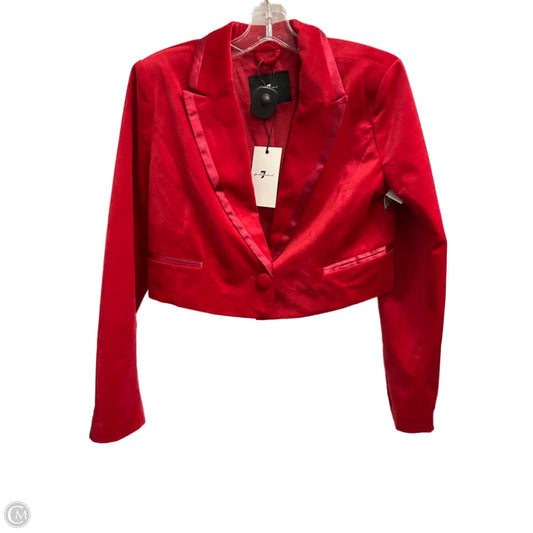 Blazer By 7 For All Mankind In Red, Size: S