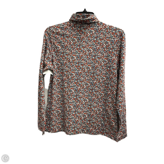 Top Long Sleeve By Lands End In Floral Print, Size: Mp