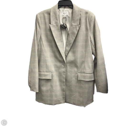 Blazer By Nine West In Grey & Tan, Size: L