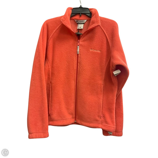 Athletic Jacket By Columbia In Coral, Size: M