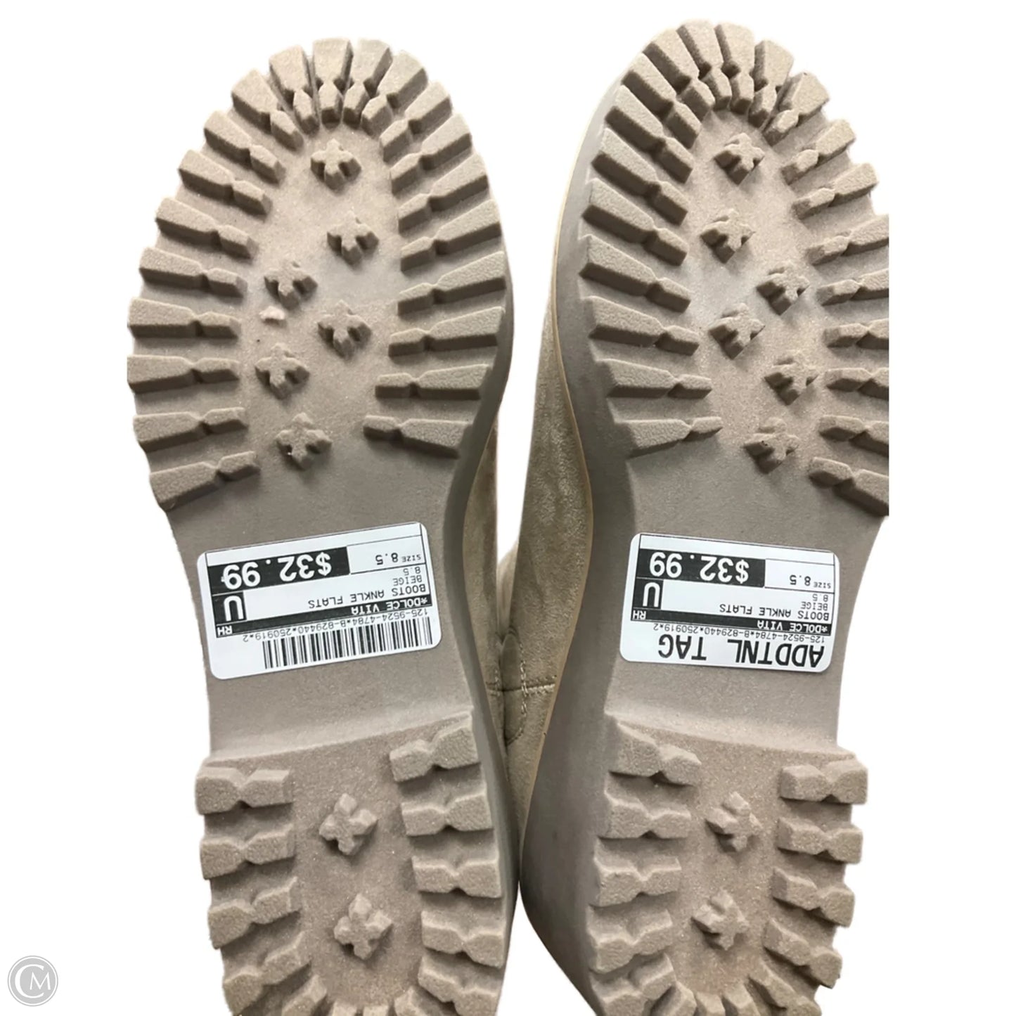 Boots Ankle Flats By Dolce Vita In Beige, Size: 8.5