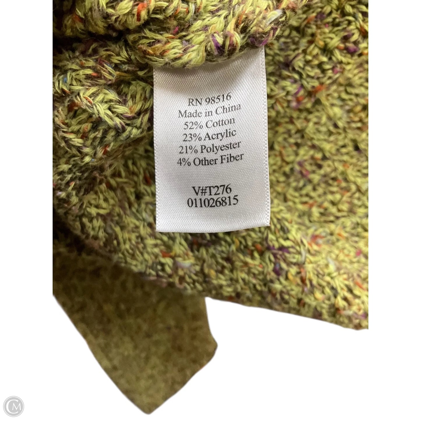 Sweater By Coldwater Creek In Green, Size: M