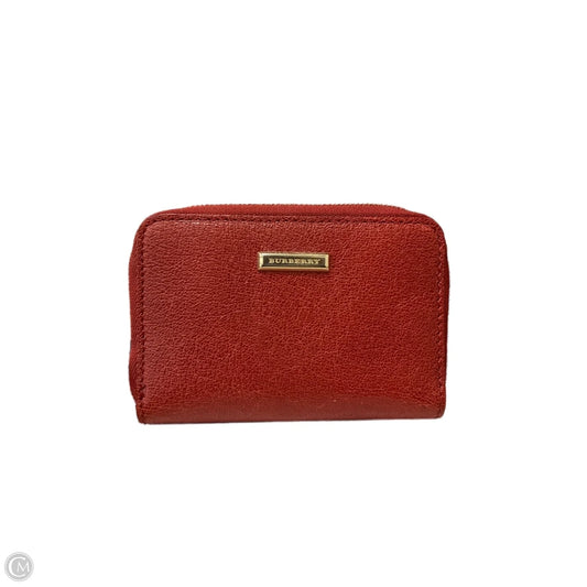 Wallet Luxury Designer By Burberry, Size: Small
