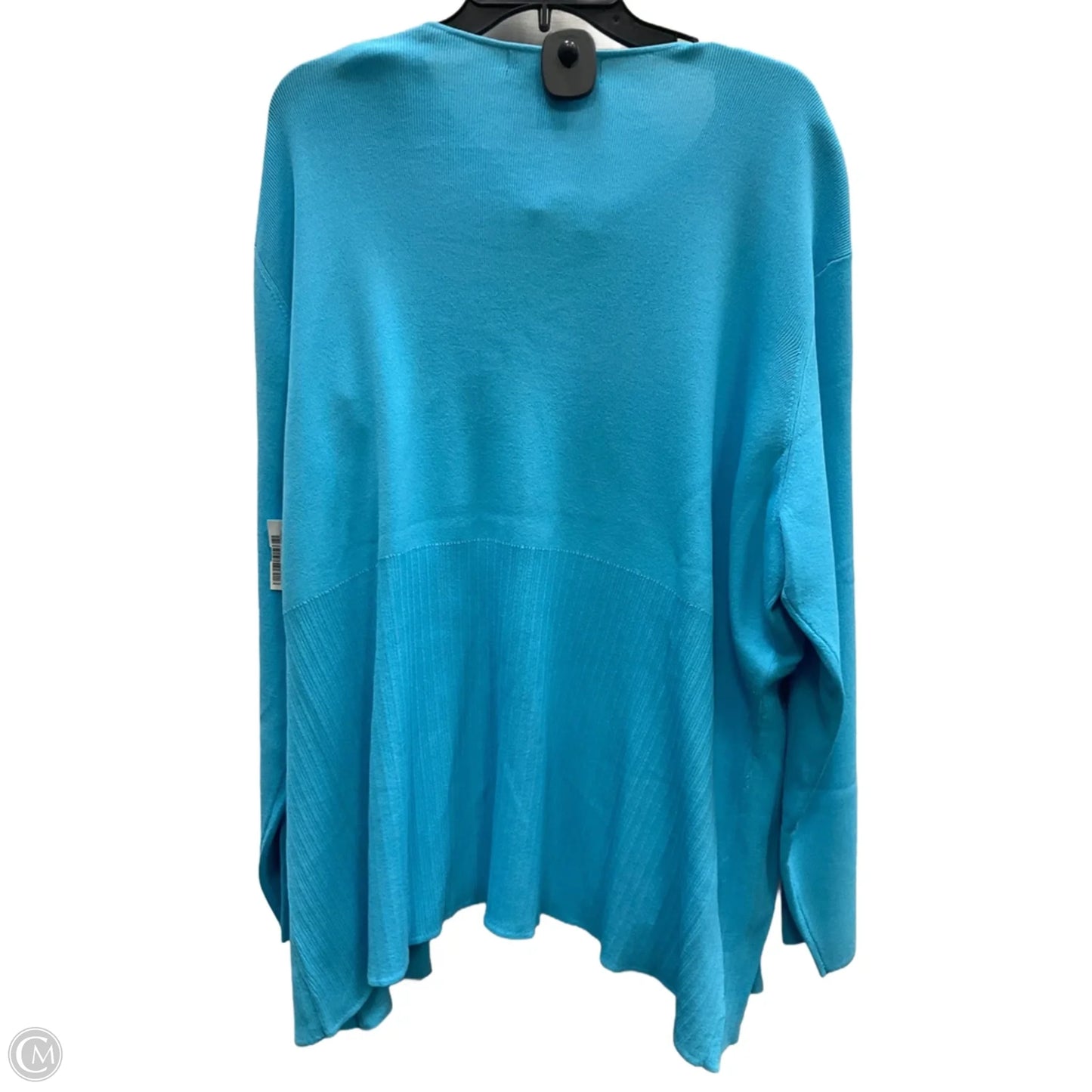 Top 2pc Sleeveless By Dialogue Qvc In Blue, Size: 3x