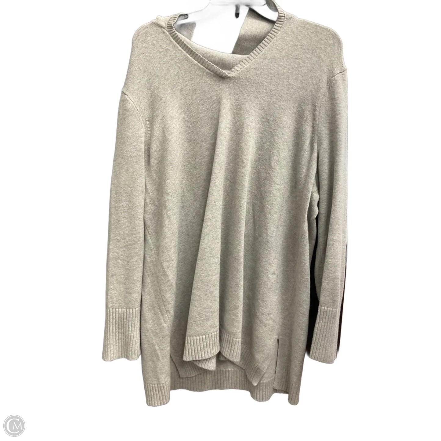 Sweater By Pure Jill In Taupe, Size: Xl