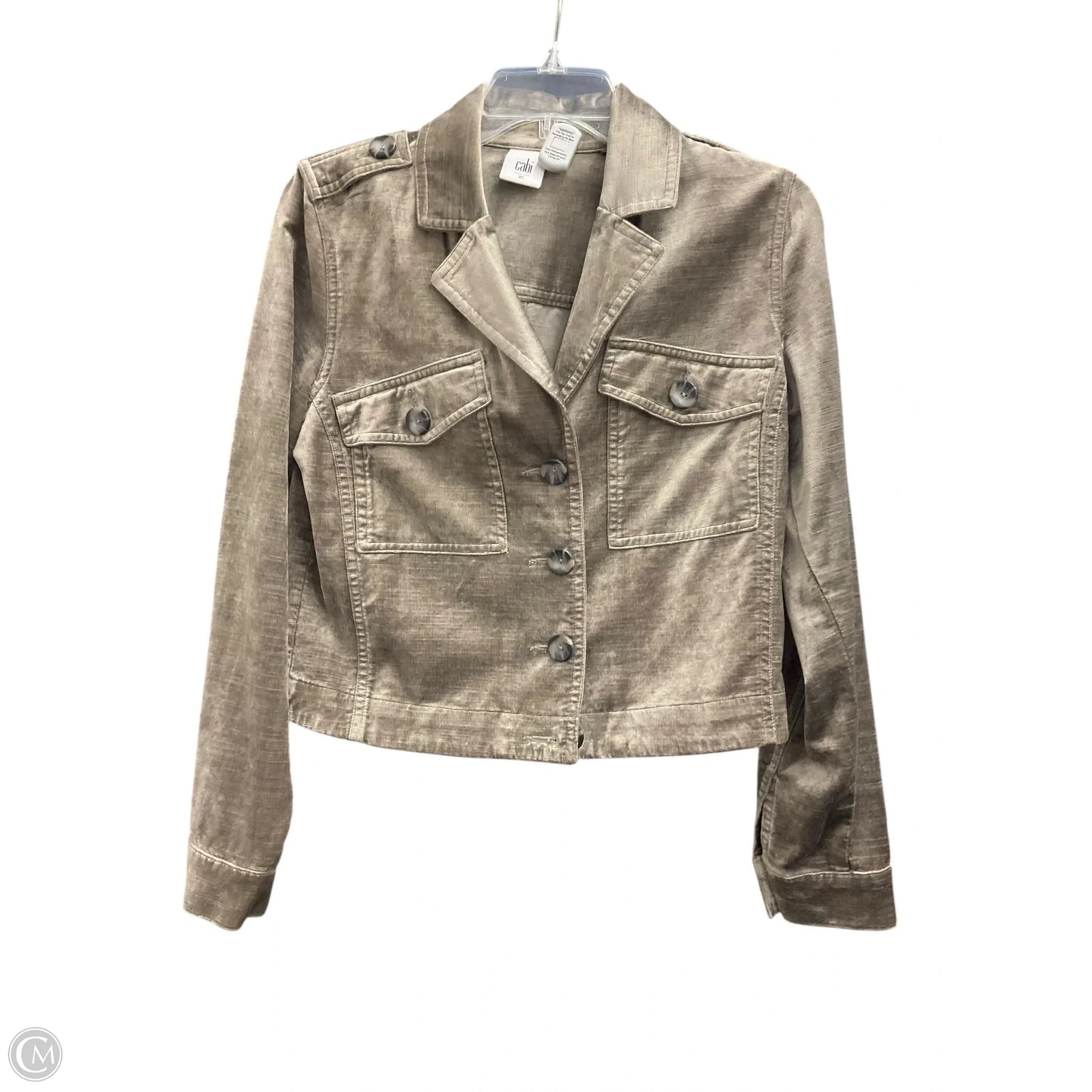 Jacket Other By Cabi In Taupe, Size: Xs