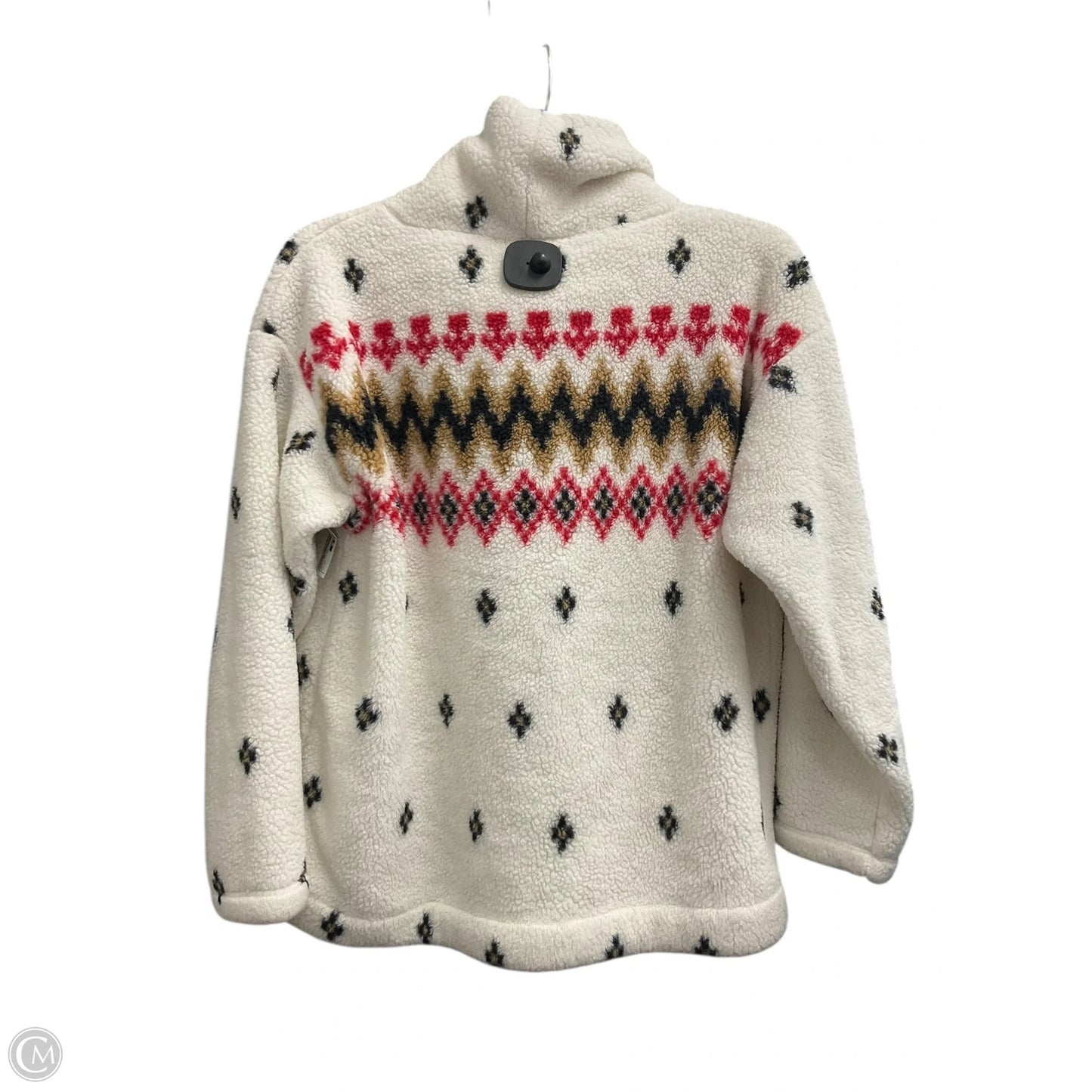 Sweater By Loft In Red & White, Size: Sp