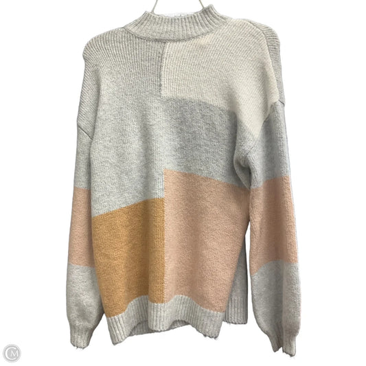 Sweater By Retrology In Grey & Pink, Size: M
