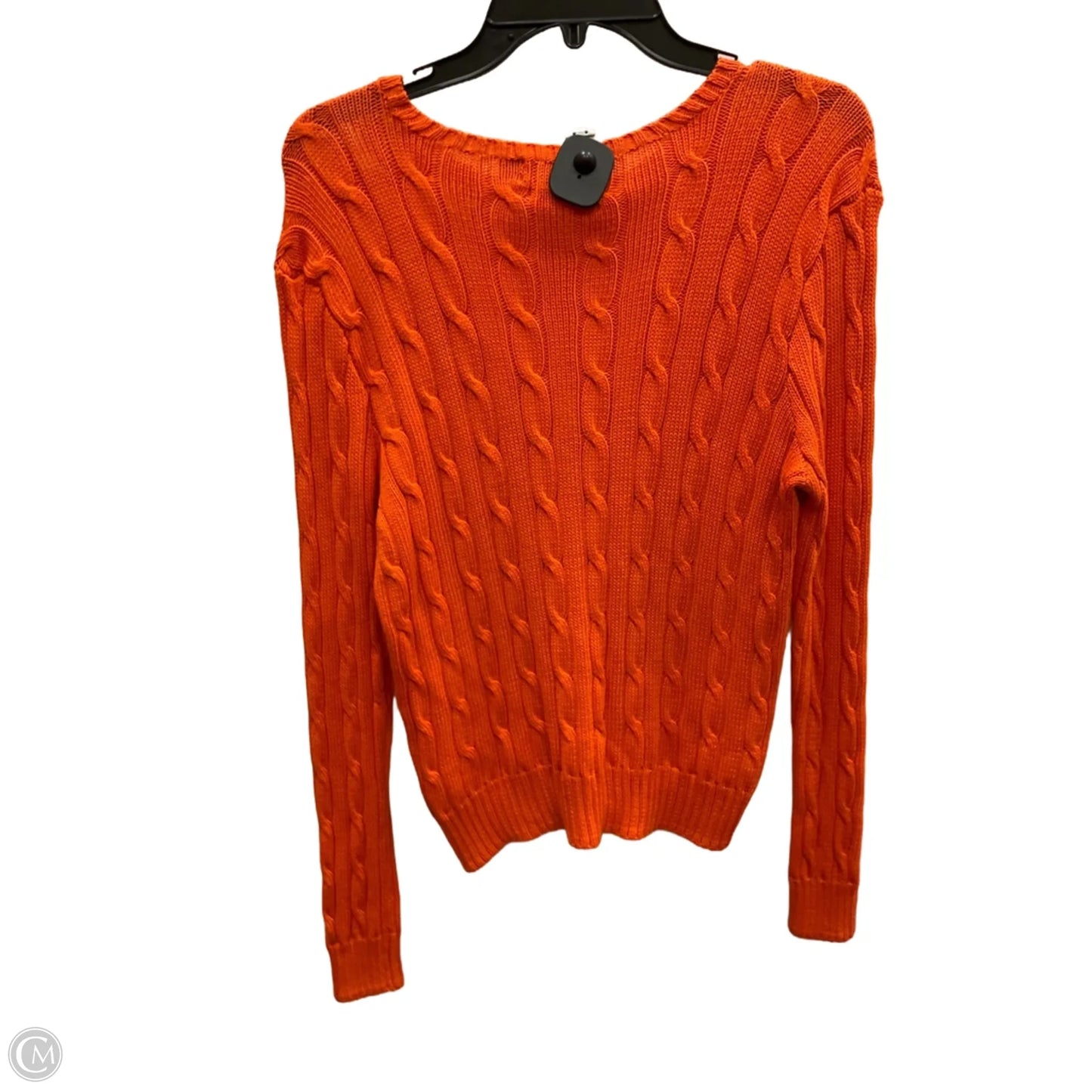 Sweater By Polo Ralph Lauren In Orange, Size: Xl