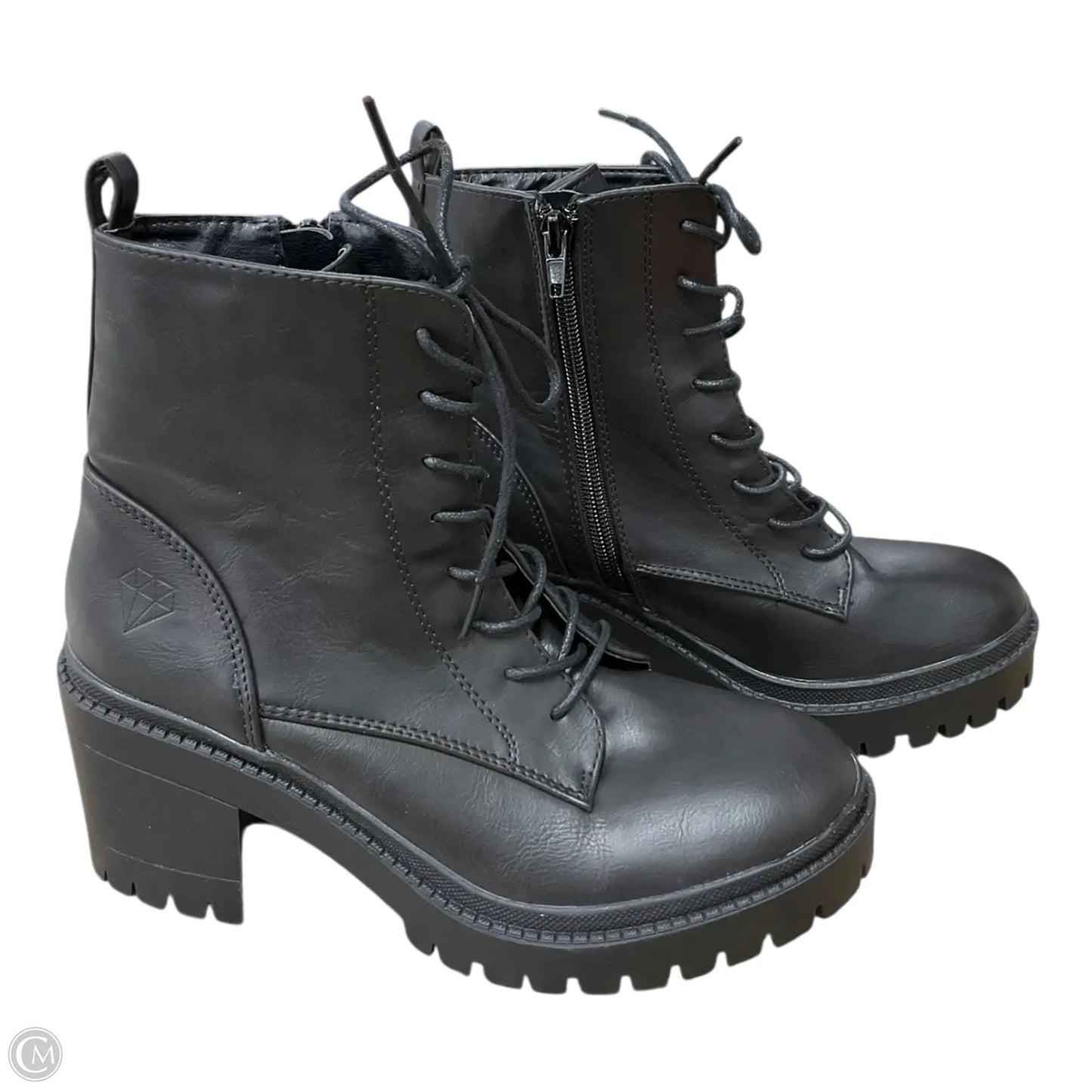 Boots Ankle Heels By Rock And Candy In Black, Size: 8