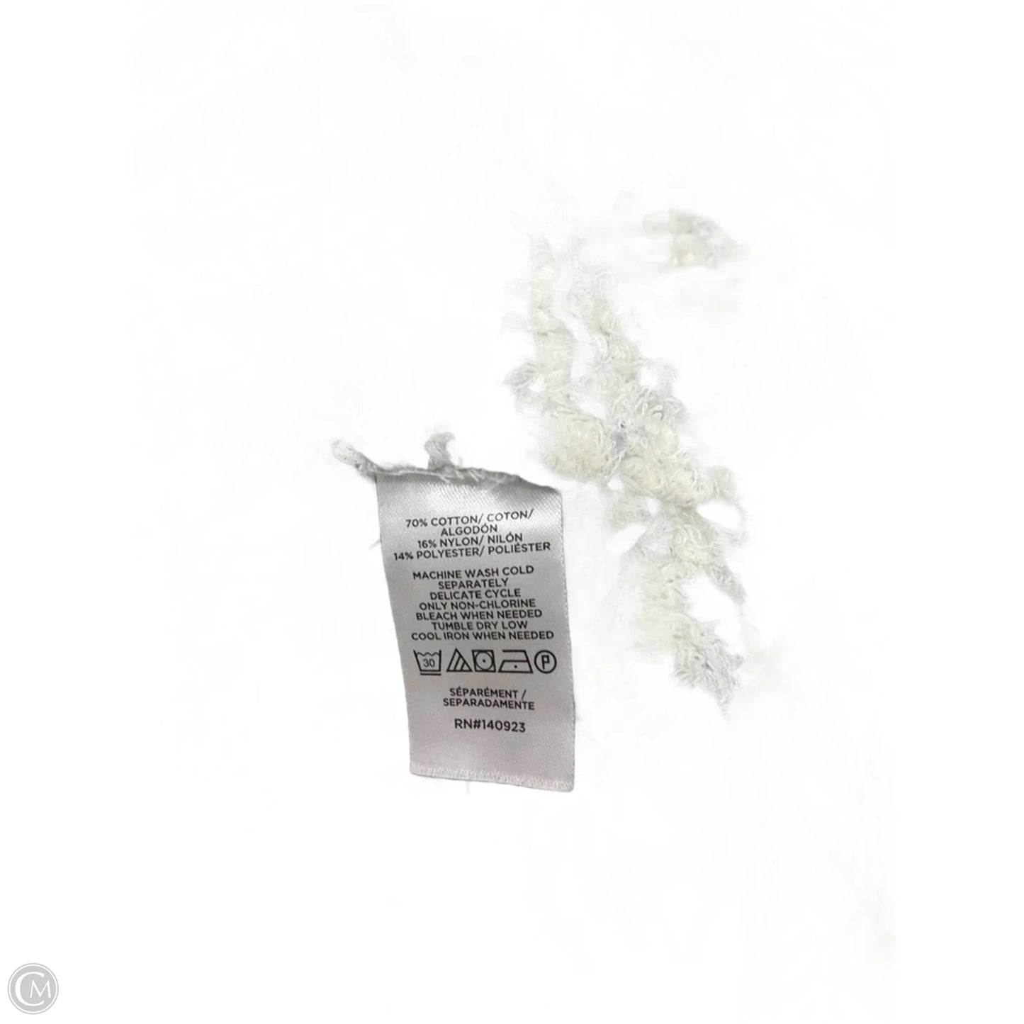 Top Long Sleeve By Loft In Black & White, Size: L