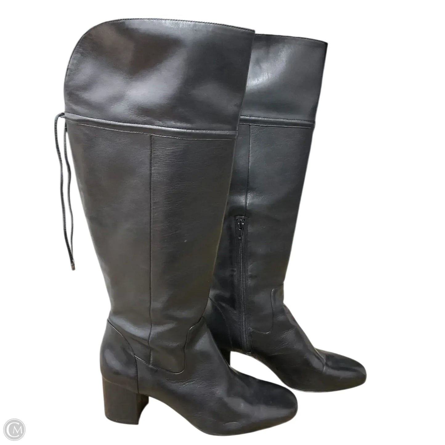 Boots Knee Heels By Enzo Angiolini In Black, Size: 10