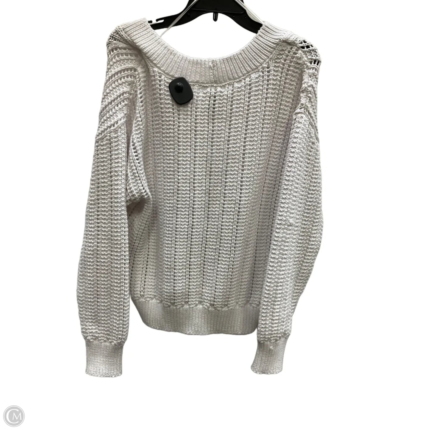 Sweater By Design History In White, Size: M