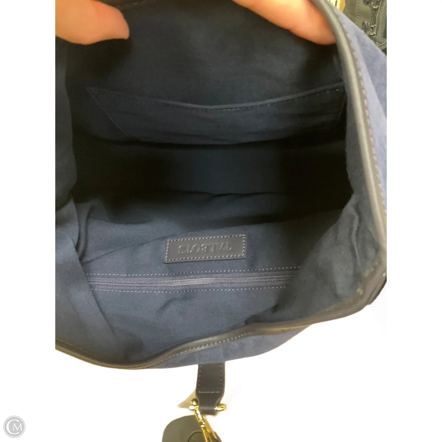 Handbag Leather By Talbots, Size: Medium