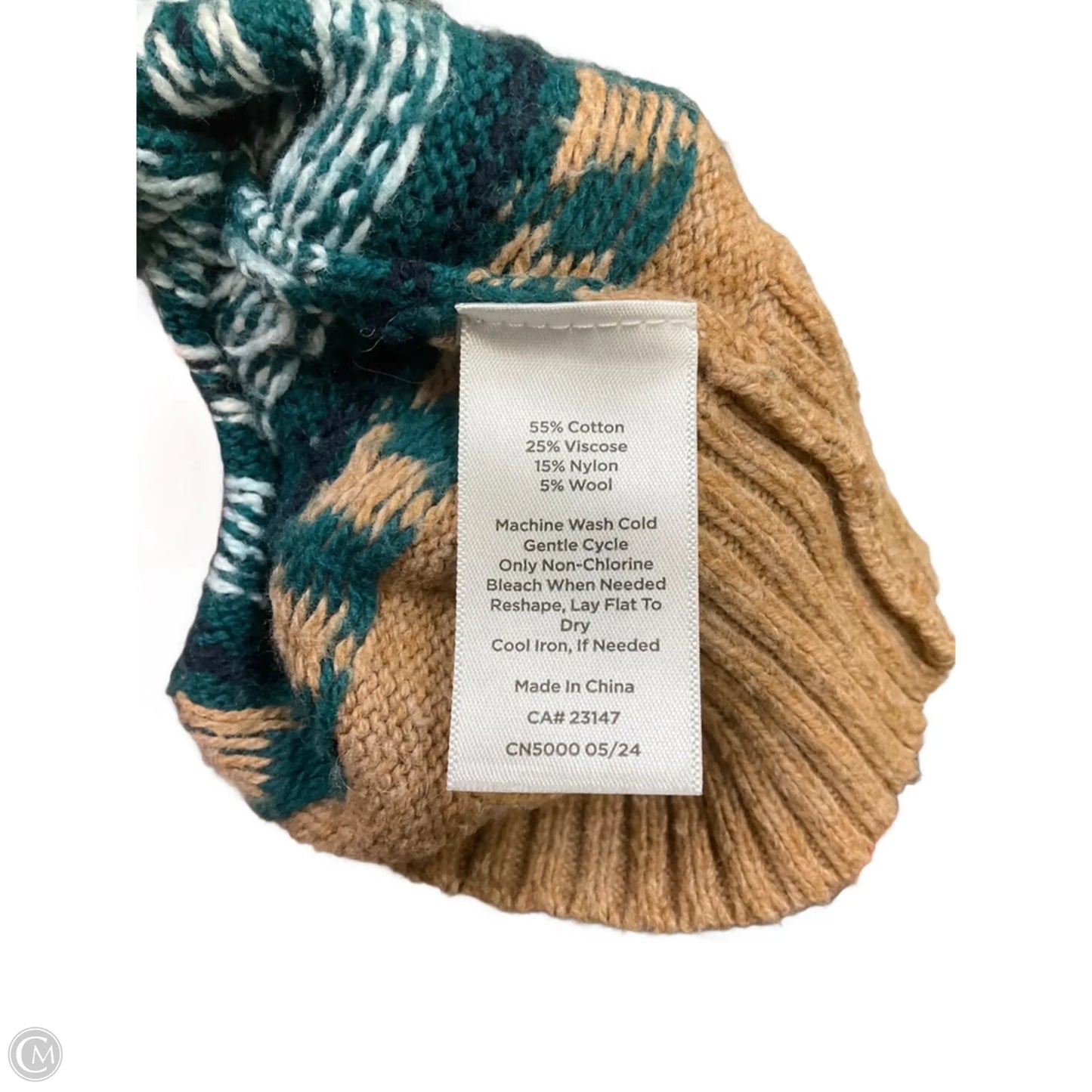 Top Long Sleeve By Talbots In Multi-colored, Size: Xl