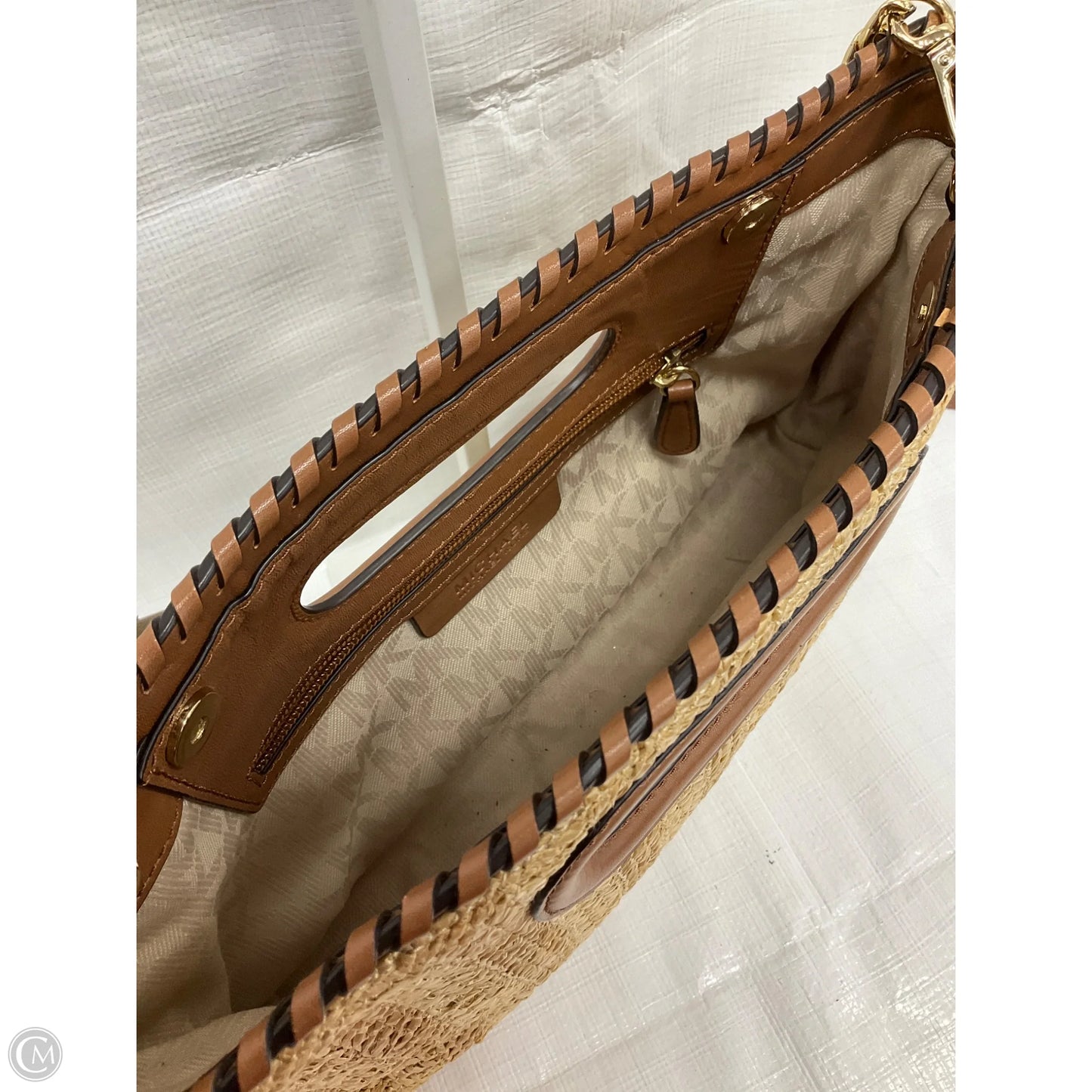 Crossbody Designer By Michael Kors, Size: Medium