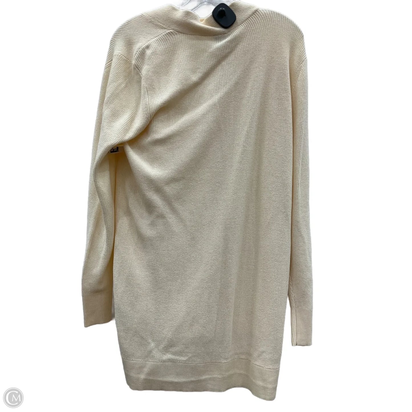 Top 2pc Long Sleeve By Chicos In Cream, Size: L