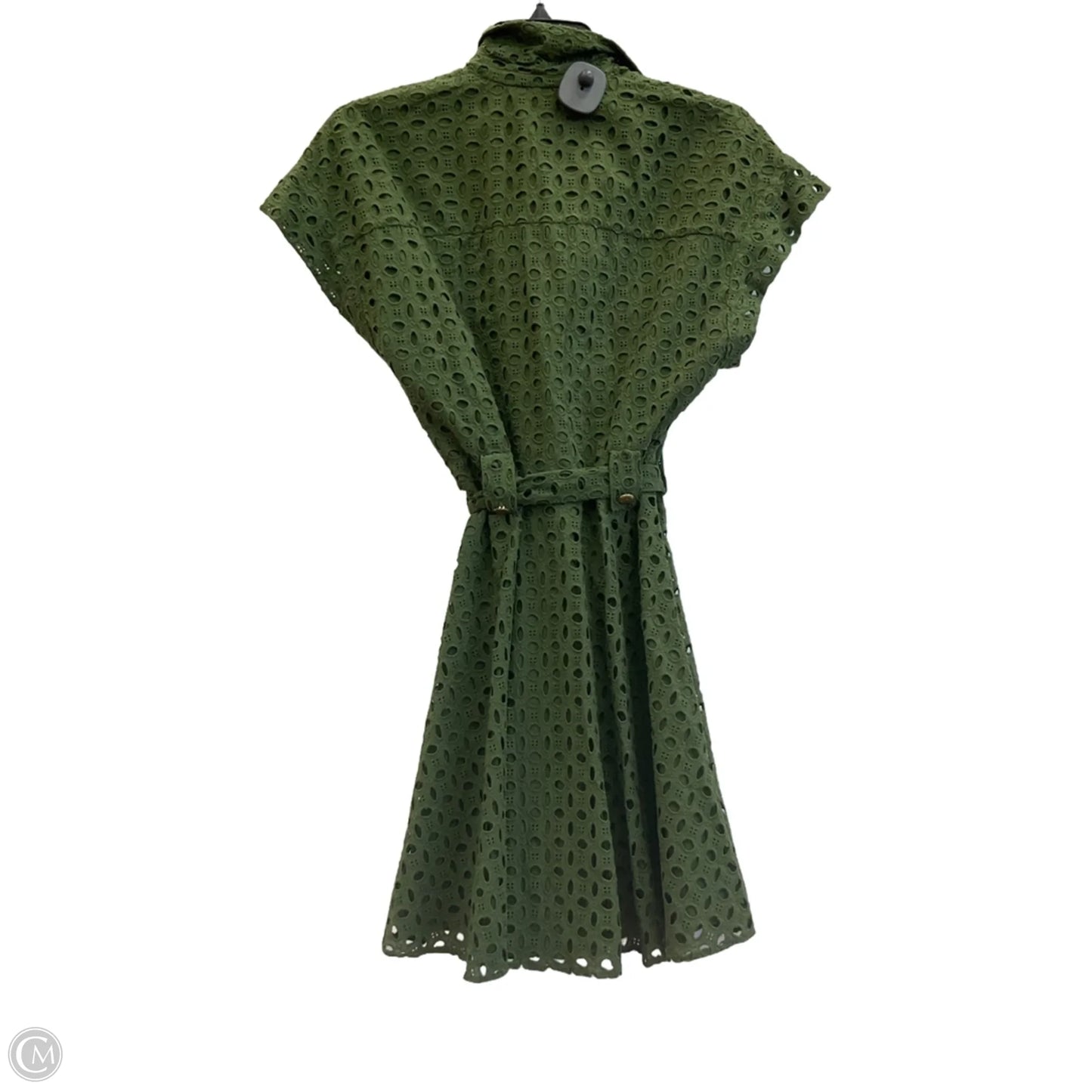 Dress Casual Midi By Zara In Green, Size: M