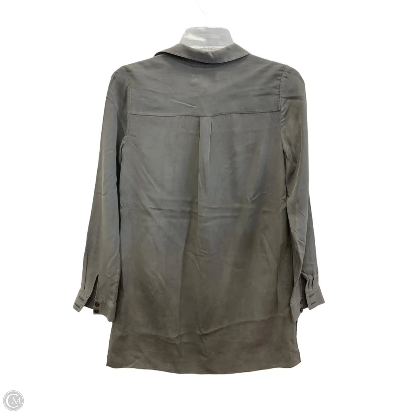 Top Long Sleeve Designer By Alice + Olivia In Grey, Size: Xs