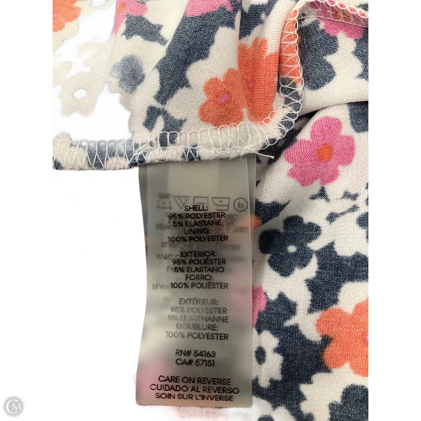 Dress Casual Midi By Tommy Hilfiger In Floral Print, Size: S