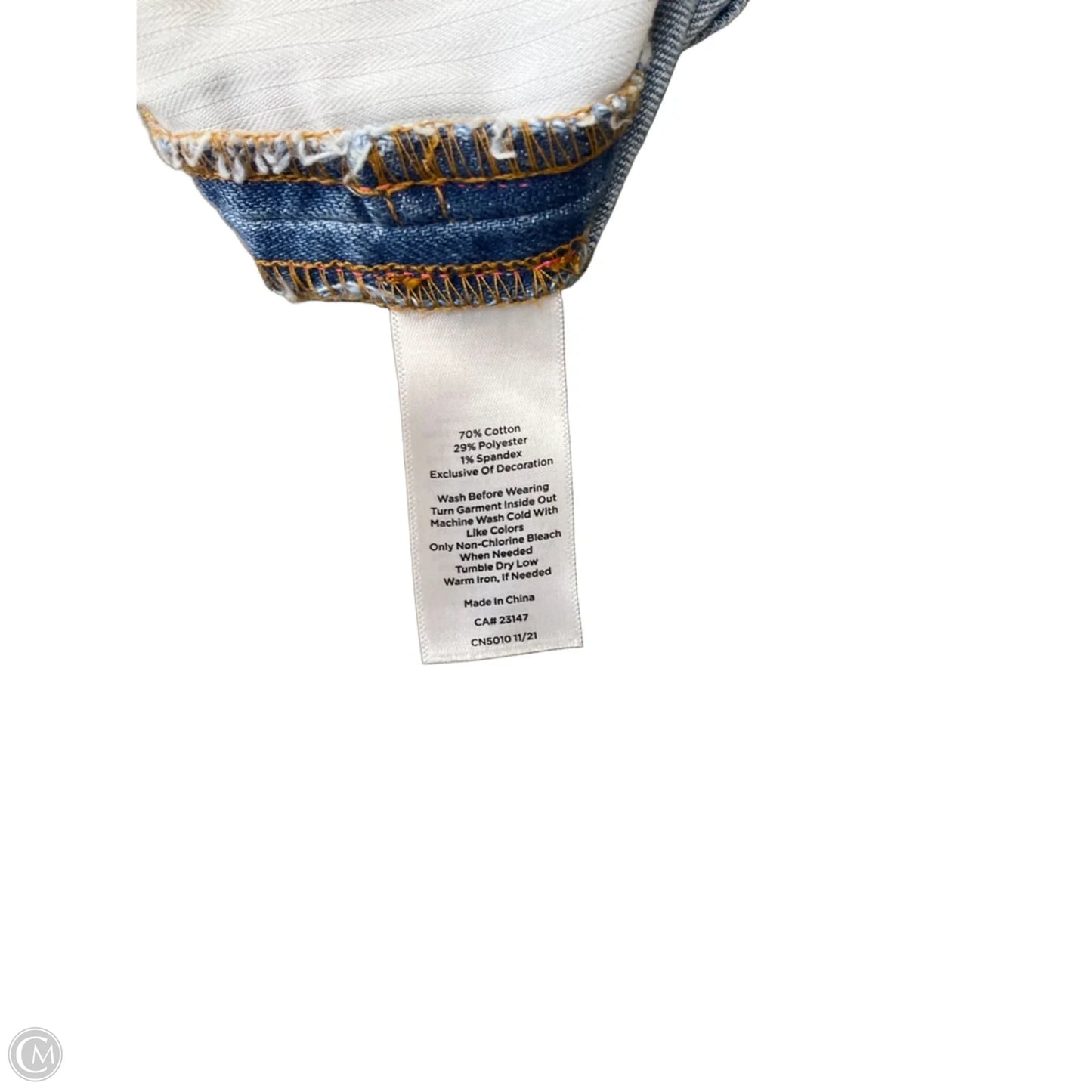 Jeans Cropped By Talbots In Blue Denim, Size: 12p