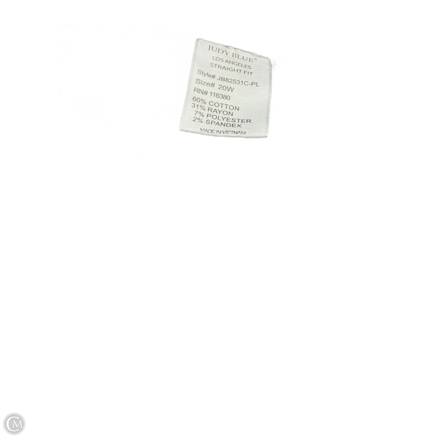 Pants Other By Judy Blue In Brown Denim, Size: 20