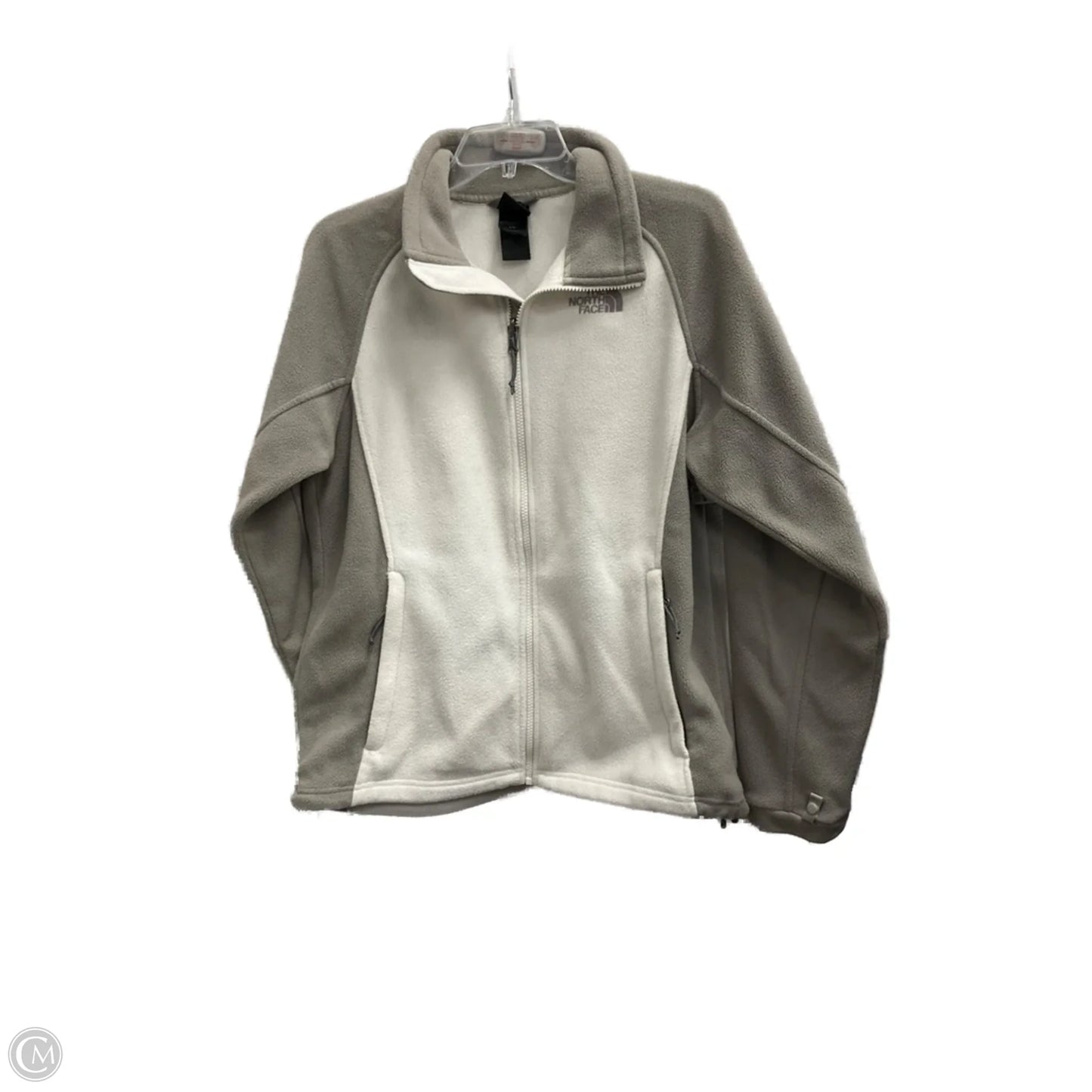 Jacket Faux Fur & Sherpa By The North Face In Brown & White, Size: L
